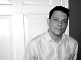 Christopher Locke potrait black&white